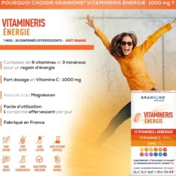 Vitamineris Énergie 1000mg - 28 comprimés