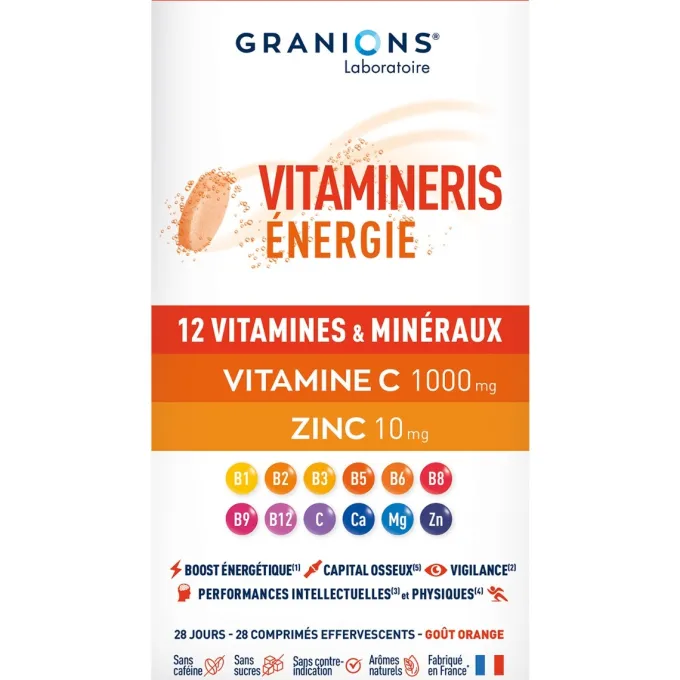 Vitamineris Énergie 1000mg - 28 comprimés