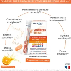 Vitamineris Énergie 1000mg - 28 comprimés
