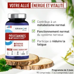 23 Vitamines Minéraux et Plantes 90 comprimés