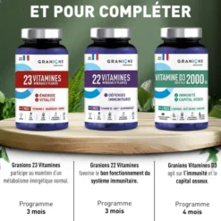 23 Vitamines Minéraux et Plantes 90 comprimés