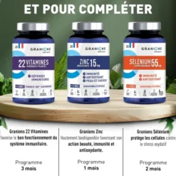 22 Vitamines Minéraux et Plantes 90 comprimés