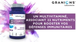 22 Vitamines Minéraux et Plantes 90 comprimés