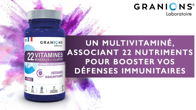 22 Vitamines Minéraux et Plantes 90 comprimés