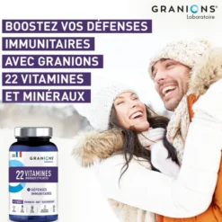 22 Vitamines Minéraux et Plantes 90 comprimés