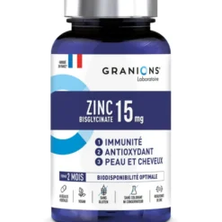 Zinc Bisglycinate 15mg - 60 gélules