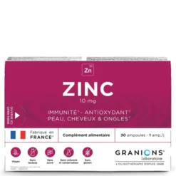 Zinc 10 mg - 30 ampoules