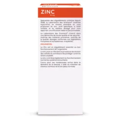 Zinc 15 mg 60 gélules