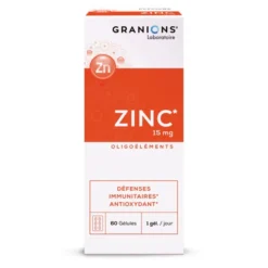 Zinc 15 mg 60 gélules